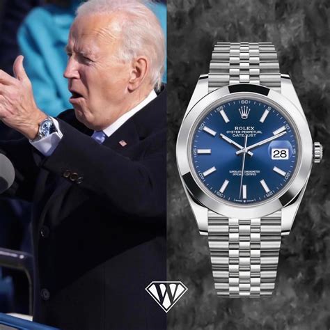 guy showing off rolex|joe biden new rolex.